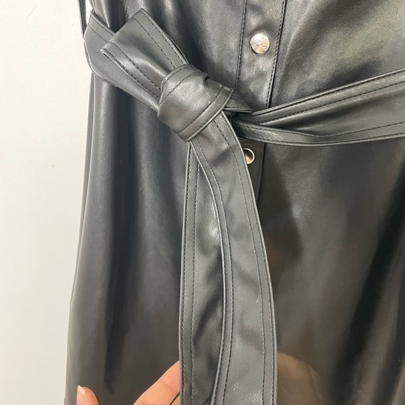 Love tree vegan leather snaps buttons dress - Picture 7 of 10